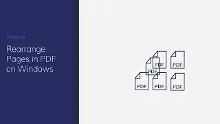 Rearrange Pages in PDF on Windows with PDFelement