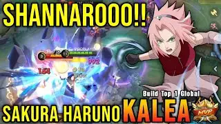 MVP Plays!! Kalea Sakura Haruno, New NARUTO SHIPPUDEN Skin!! - Build Top 1 Global Kalea ~ MLBB
