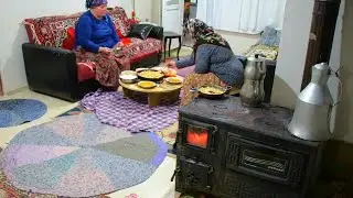 Preparing  Traditional Meal Used to Be Cooked by Large Families in Villages