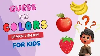 Guess the Color Game for Kids! Fun Learning Colors with Everyday Items 🌈🖍️ #kidslearning #kidsfun