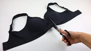 I'm so glad I didn't throw out my old bra. I'll show you how I remade it