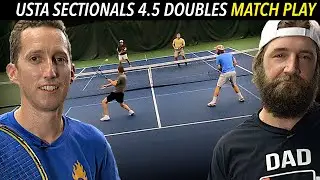 My First USTA Sectionals Match! (Ian & Ira 4.5 NTRP Matchplay)