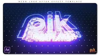Neon Logo - Free After Effect Template | Pik Templates