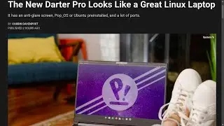 The New Darter Pro Looks Like a Great Linux Laptop