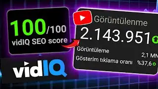 MİLYON İZLENEN VİDEOLARIN SIRRI! | VidIQ Nasıl Kullanılır | Youtube İzlenme Arttırma