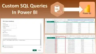 Using Custom SQL Queries in Power BI #sql #powerbi #tutorial #customsqlqueries #customqueries