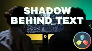 How to Add SHADOW to your Text in DaVinci Resolve 18