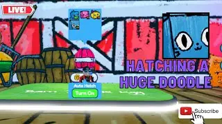 🔴 Stream ENDS When i hatch a HUGE DOODLE CAT (Pet Simulator X) 