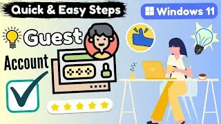 How to create guest account in windows 11 ( 2025 )