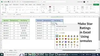 Learn How to Make Star Rating in Excel