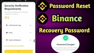 how to Reset Binance Password // Binance recovery Password