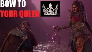 BOW TO YOUR QUEEN ! LADY GODDESS MISTRESS FREYA - God Of War Ragnarok EPIC SCENE ( Freya and Odin )