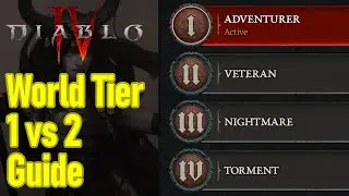 Diablo 4 world tier 1 or 2? Fastest leveling explained