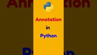 Annotation in Python