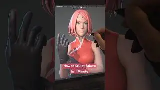 How to Sculpt Sakura in 1 Minute 