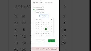 How to Add a Pop Up Calendar Date Picker in Google Sheets