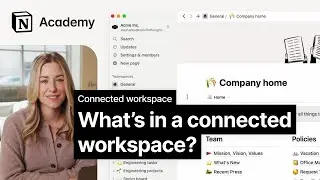 What’s in a connected workspace?