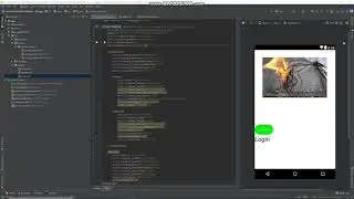 Android Studio remove top bar