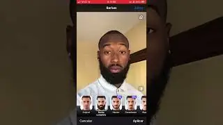 EFEITO ADICIONA BARBA TIKTOK