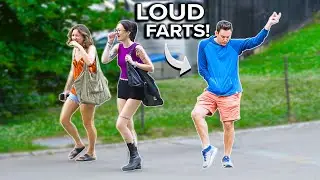 Funny Fart Prank in NYC! CROP DUSTING The Impractical Jokers!