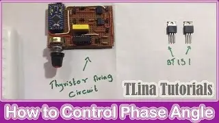 How to Control Phase Angle | Thyristor Firing Circuit | Hardware Security