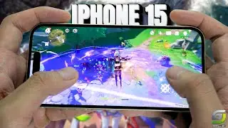 iPhone 15 test game Genshin Impact Max Graphics 2024 | Highest 60FPS