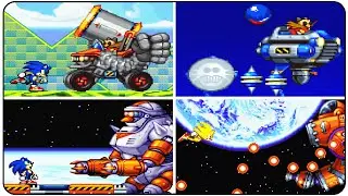 Sonic Advance 2 - All Bosses (No Damage)