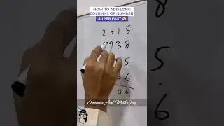 How to Add Long Columns of Number - Super Fast - Guinness And Math Guy
