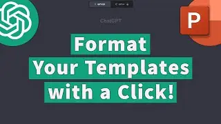 Save Time: Format Existing Templates Faster With ChatGPT and VBA