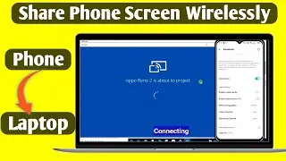 How To Share Mobile Screen On Laptop Without Any App || Share Mobile Screen On Laptop