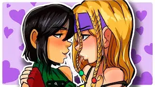 Juffie & Rikku Juicy Kiss (Comic Dub)