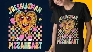 57. Pizza T-Shirt Design || Custom T-Shirt Design Tutorial || টি-শার্ট ডিজাইন