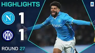 NAPOLI-INTER 1-1 | HIGHLIGHTS | Late Billing Equaliser Earns Point For Napoli | Serie A 2024/25