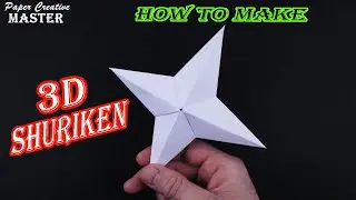 How to make a 3D shuriken out of paper