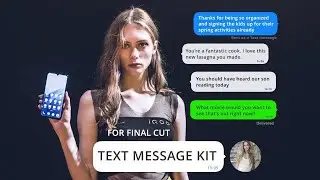 Text Message Kit Final Cut Pro Templates