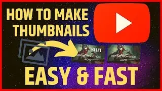 HOW TO MAKE YOUTUBE THUMBNAIL  WITHOUT PHOTOSHOP - EASY & FAST 2019