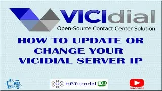 Vicidial How To Update Or Change Your Server Ip |vicidal #HBTutorial