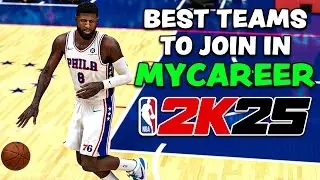 Top 5 Teams To Join For Each Position - NBA 2K25 MyCareer (PG,SG,SF,PF,C)