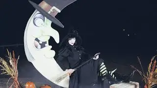 WICKED WITCH PAPER MOON | Vintage Halloween Photo Shoot BTS!