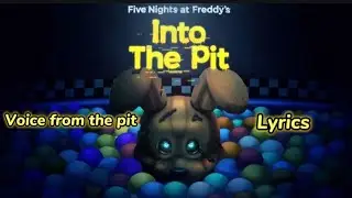 Fnaf Into The Pit OST - Voices From The Pit, перевод и текст песни (lyrics) {DJ}