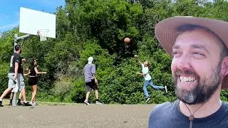 He's Getting Good At Basketball!