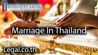 Certification Of Foreign Marriage Documentation For Usage In Thailand?