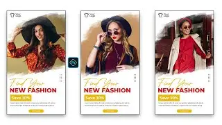 Instagram Fashion Story Post Design in Photoshop Tutorial