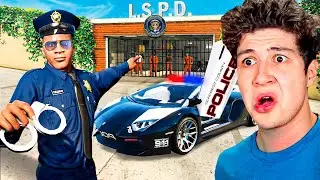 CONVERTÍ la CASA de FRANKLIN en una COMISARÍA en GTA 5! 🏡👮‍♂️ (Mods)