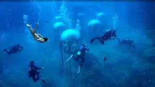 Growing Plants Below The Sea Thats Like Pandoras Planet in Avatar: INSIDE Underwater Garden