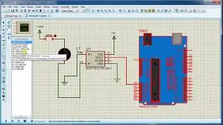 Current Sensor ACS712 Simulation with arduino  Proteus