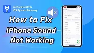 How to Fix iPhone Sound Not Working? 2024 | 12 Ways