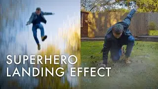 SUPERHERO LANDING EFFECT! | After Effects