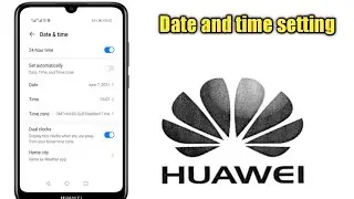 Huawei date and time Setting | how to change date and time in huawei | how to set up date and time