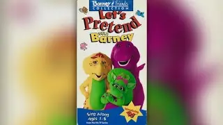 Let's Pretend with Barney (1993) - 1994 VHS